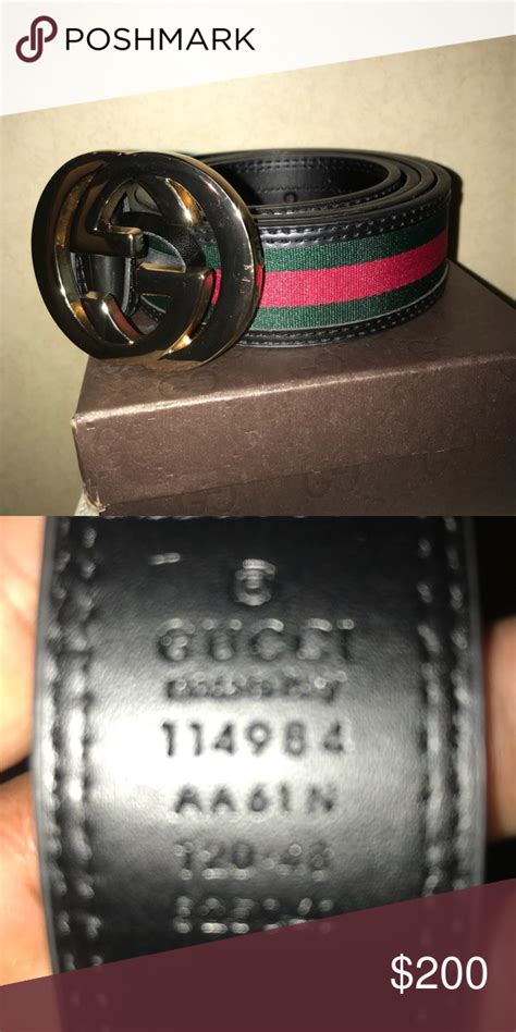 how to check if my gucci belt is real|Gucci belt first copy.